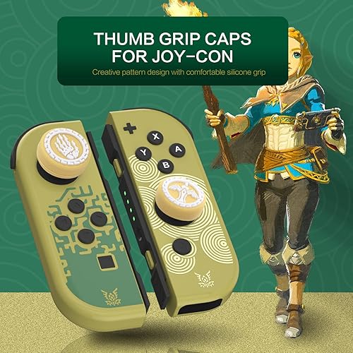 Miniatura 5 de Nintendo Switch Thumb Grips Zelda, Nintendo Switch Tears of The Kingdom Thumb Grip Caps