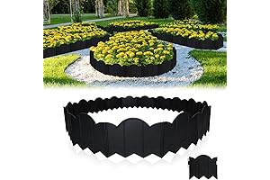 Flower Bed Edging Borders - The Flexible, Interlocking Yard Border