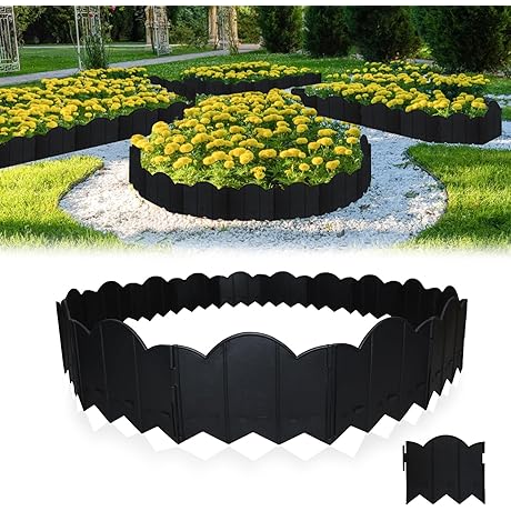 Flower Bed Edging Borders - The Flexible, Interlocking Yard Border