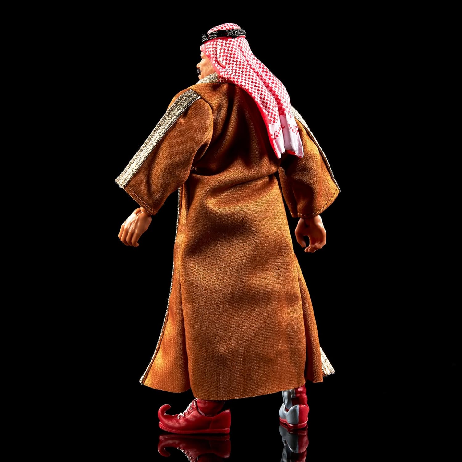 Mattel WWE Iron Sheik Elite Legend Collection Articulated Figure, Interchangeable Hands & Accessories, Truefx Technology, 25 Joints, Collectable, Children's Toy, Ages 3+, HVF57