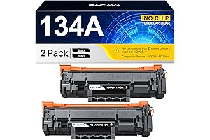 134A 134X Black Compatible Toner Cartridge for Laserjet M209dw M234 Printers (2-Pack)