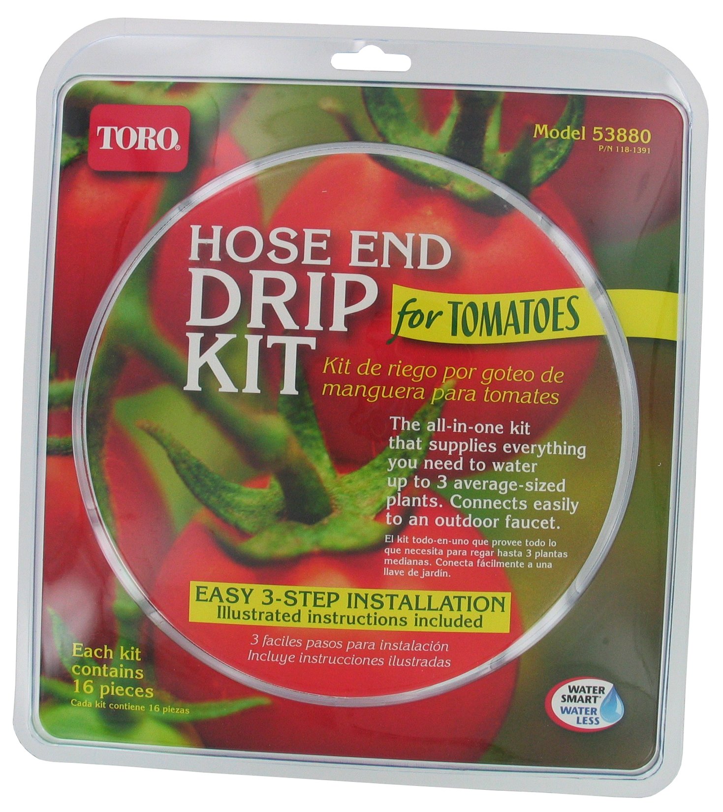 Kit goutte à goutte pour tomates Toro : système d'arrosage automatique de jardin