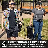 Vista 6 de Asientos de estadio Sheenive para gradas con soporte de respaldo, asientos de grada con respaldos y cojín ancho, silla de estadio acolchada portátil