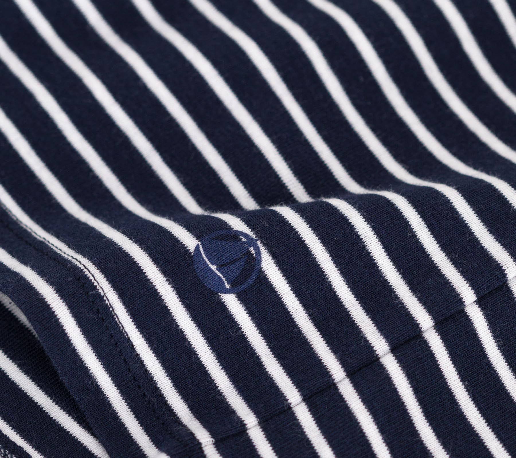 Petit Bateau Podkoszulek damski, Niebieski/biały, XXS