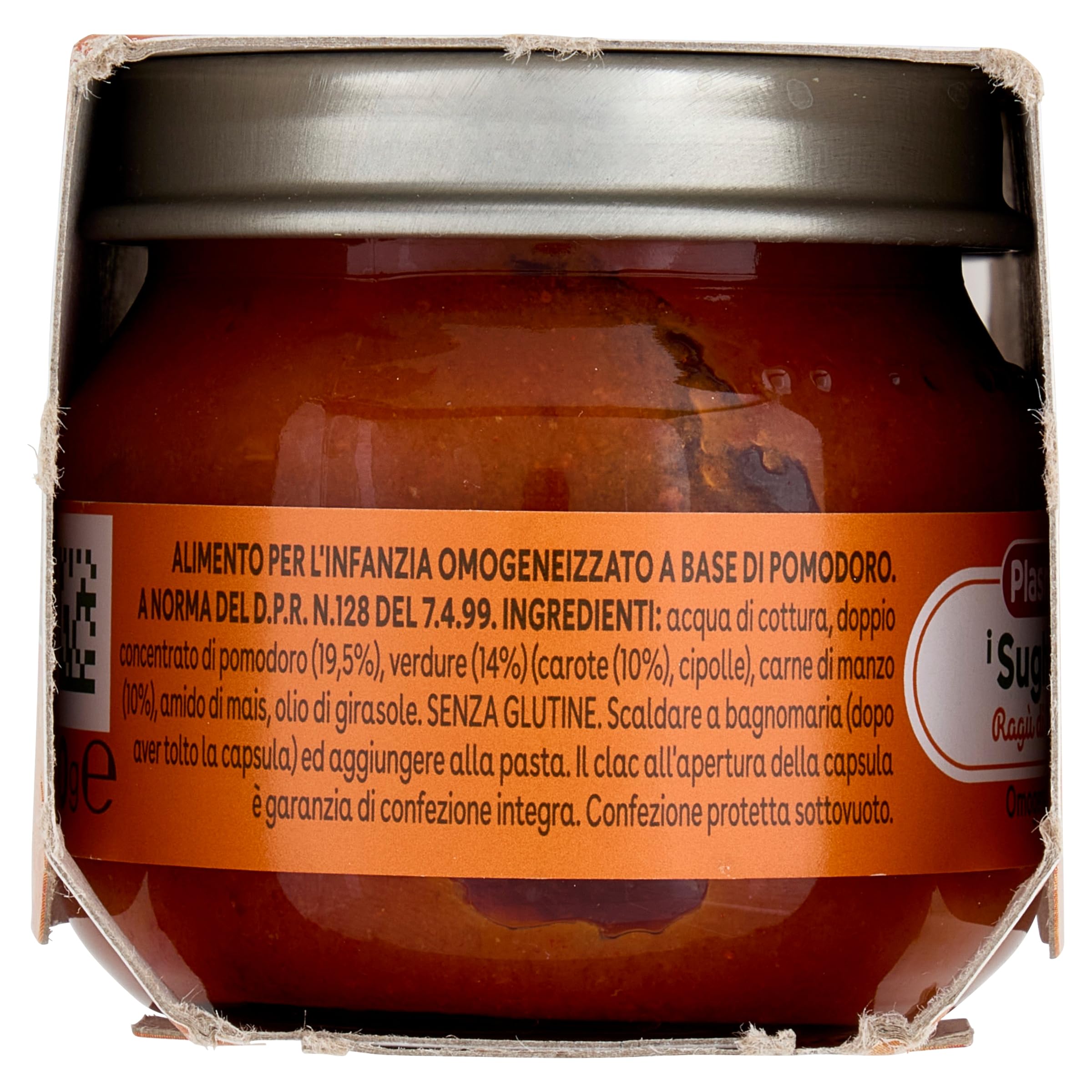Plasmon Sughetto - Ragù di Manzo 2x80g (12 Confezioni)