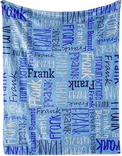 Manta personalizada con nombre personalizado, mantas cálidas y acogedoras para bebés, niños, adultos, niños y niñas, idea de regalo para cumpleaños