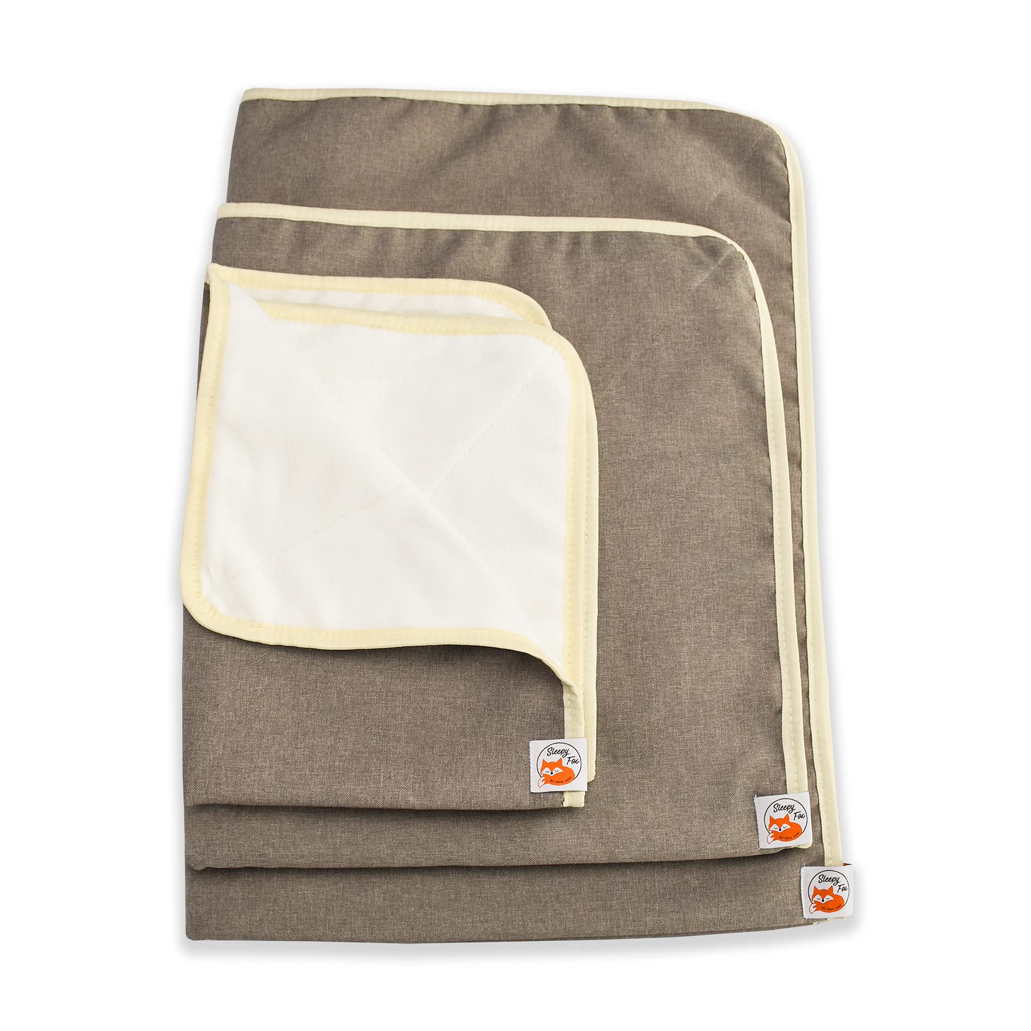 Sleepy Fox® Snuggle - Manta para Gatos y Perros con Forro Polar Sherpa (100 x 140 cm), Color Beige