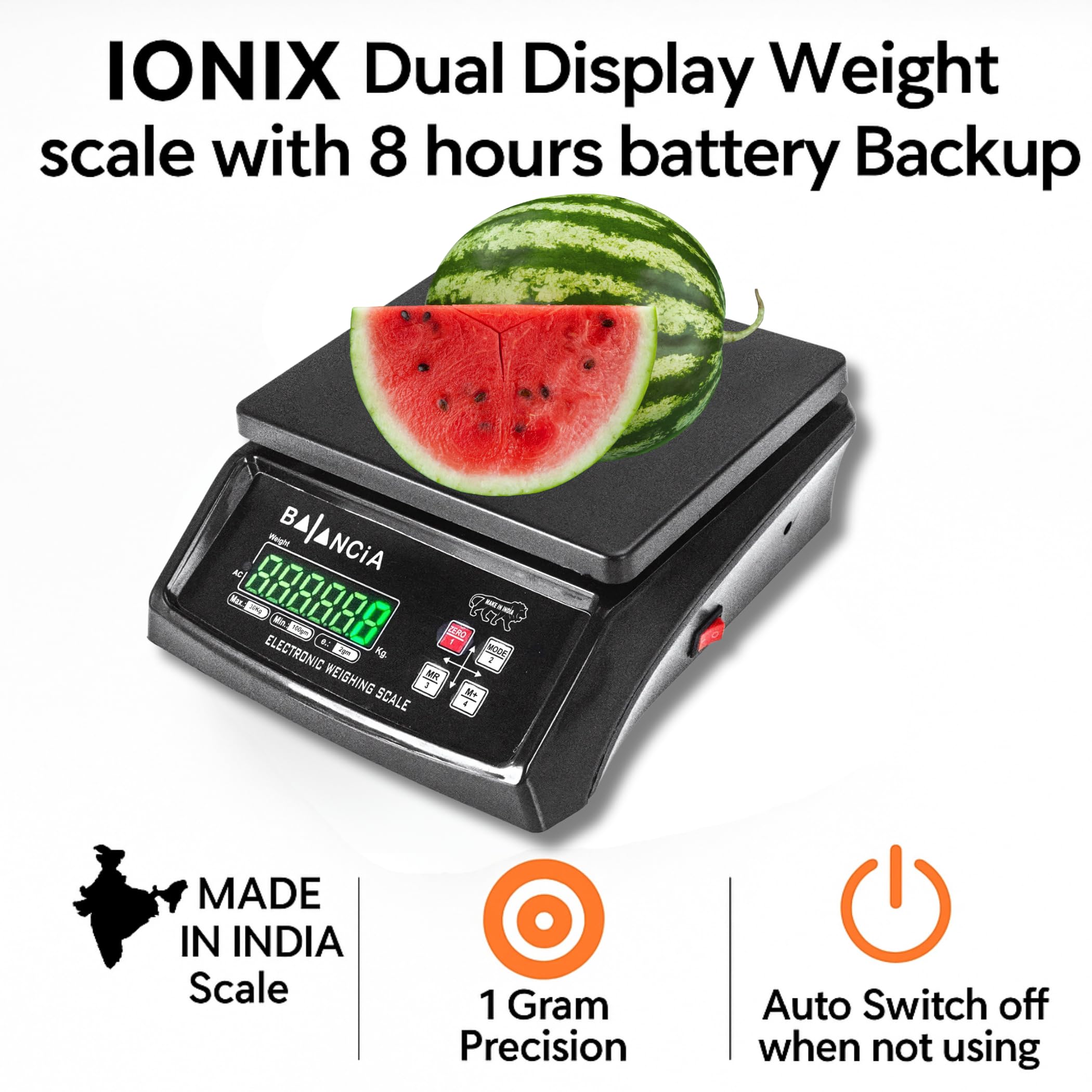 IONIX 30kg Digital Scale - Shop, Office & Warehouse -6