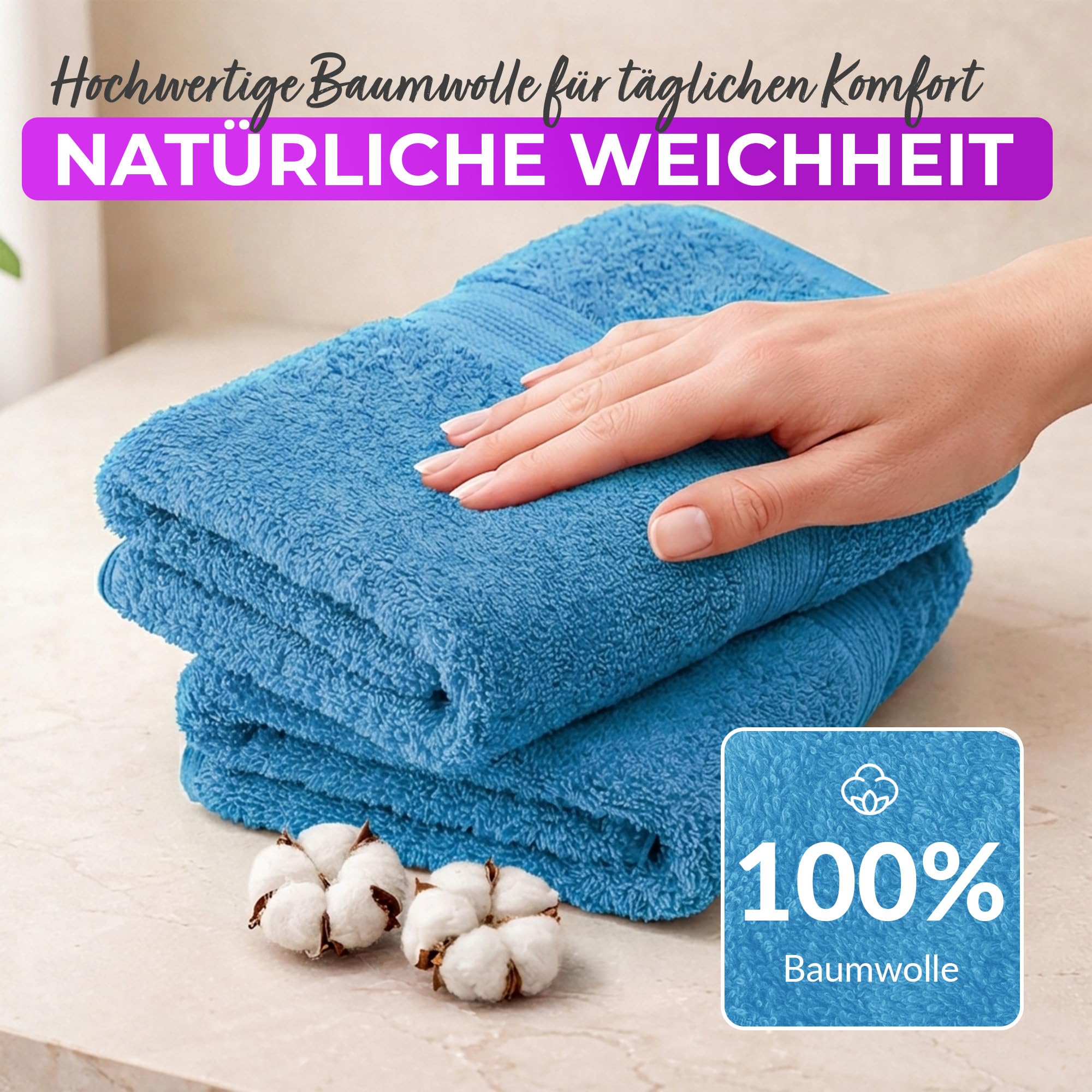 AR Line Arizona Saunatuch 100x200 cm XXL – 100% Baumwolle, 500 g/m² Frottier, extra groß, weich & saugstark, für Sauna, Strand & Wellness, in Farbe: Türkis