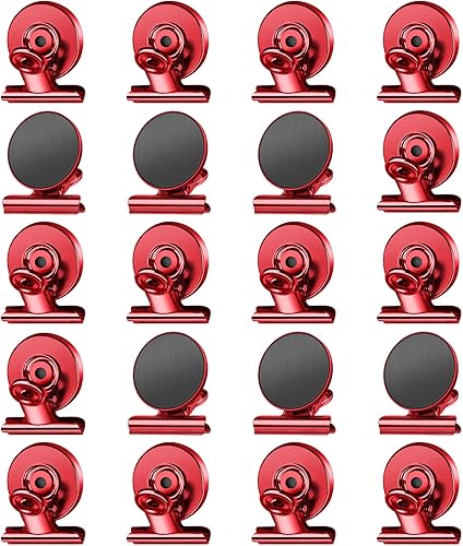 Vista 44 de FINDMAG Paquete de 12 clips magnéticos para colgar fotos y mostrar fotos, ideal para refrigerador, exhibición de fotos de graduación y soportes