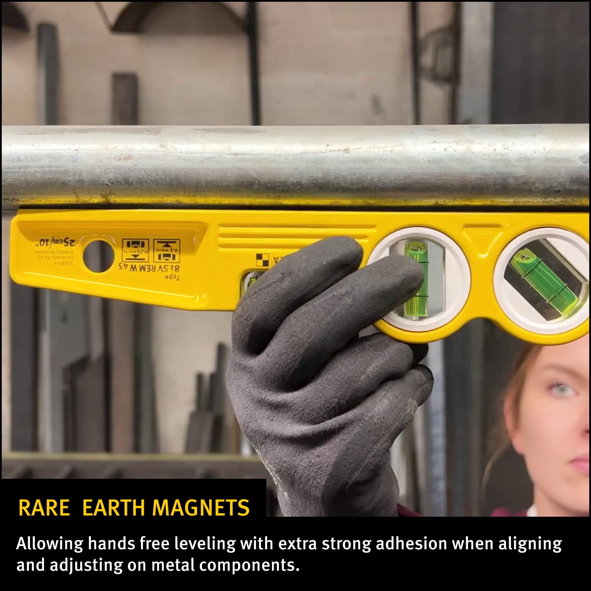Stabila Torpedo Level - Accurate Leveling & Angle Measurement -3