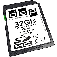 32GB Ultra Highspeed Speicherkarte für Canon PowerShot SX610 HS Digitalkamera
