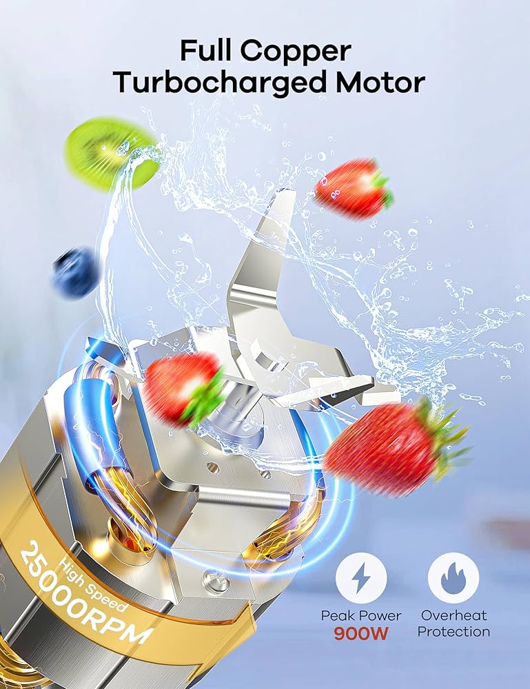 Amazon.com: Ganiza Blender for Smoothies, 14Pcs Personal