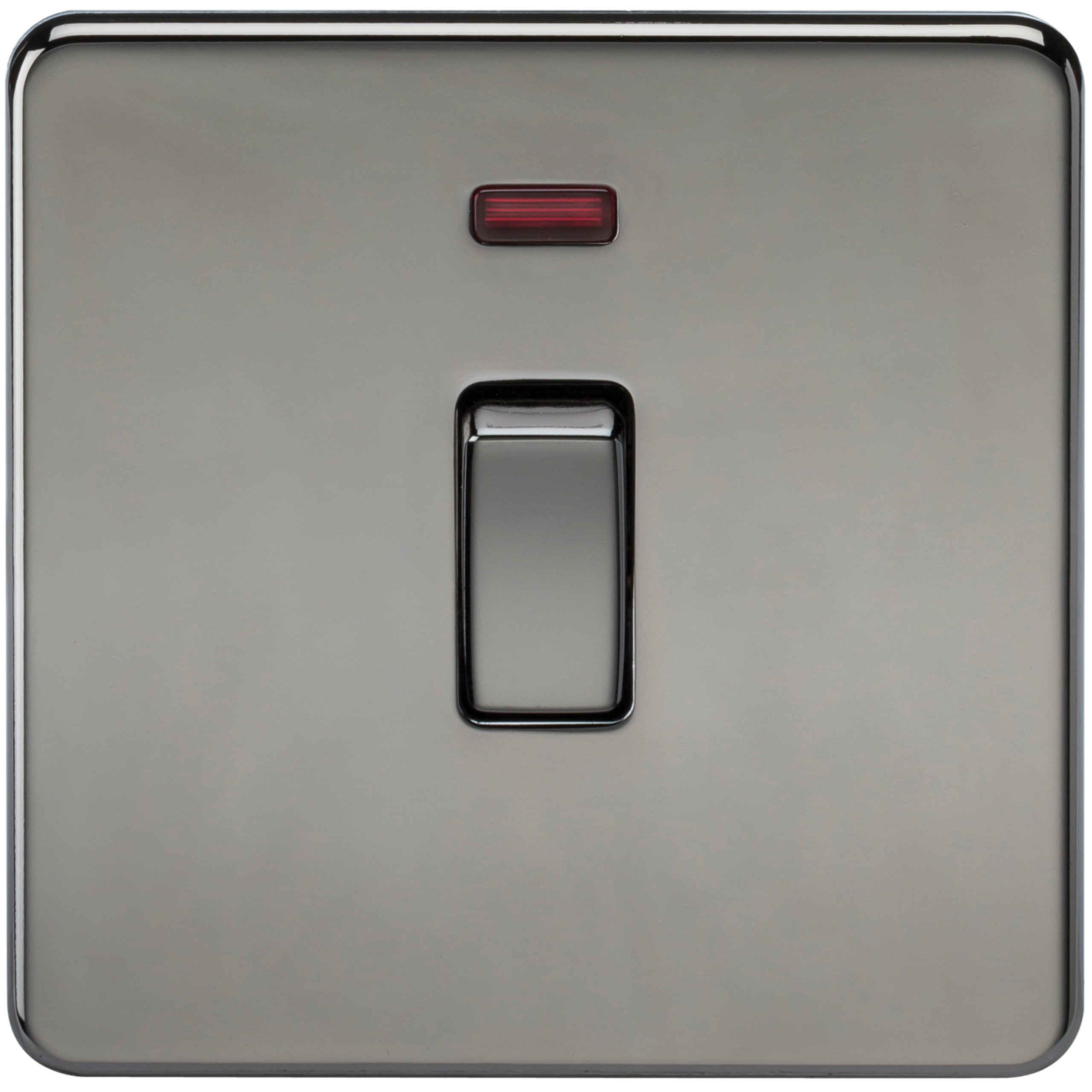 Knightsbridge SF8341NBN Screwless 20 A 1-Gang DP Switch, 230 V, Black Nickel