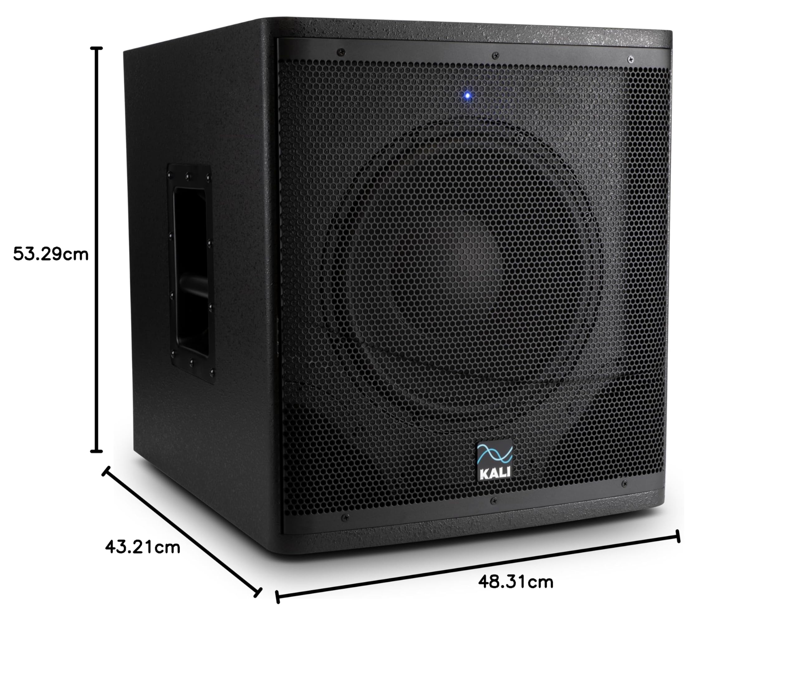 Kali Audio Subwoofer WS-12 V2 (subwoofer Activo de 12 Pulgadas, 1000 W de Potencia, diseño Bass Reflex, reproducción de Audio Profesional, Carcasa Robusta de MDF, Conexiones versátiles), Negro