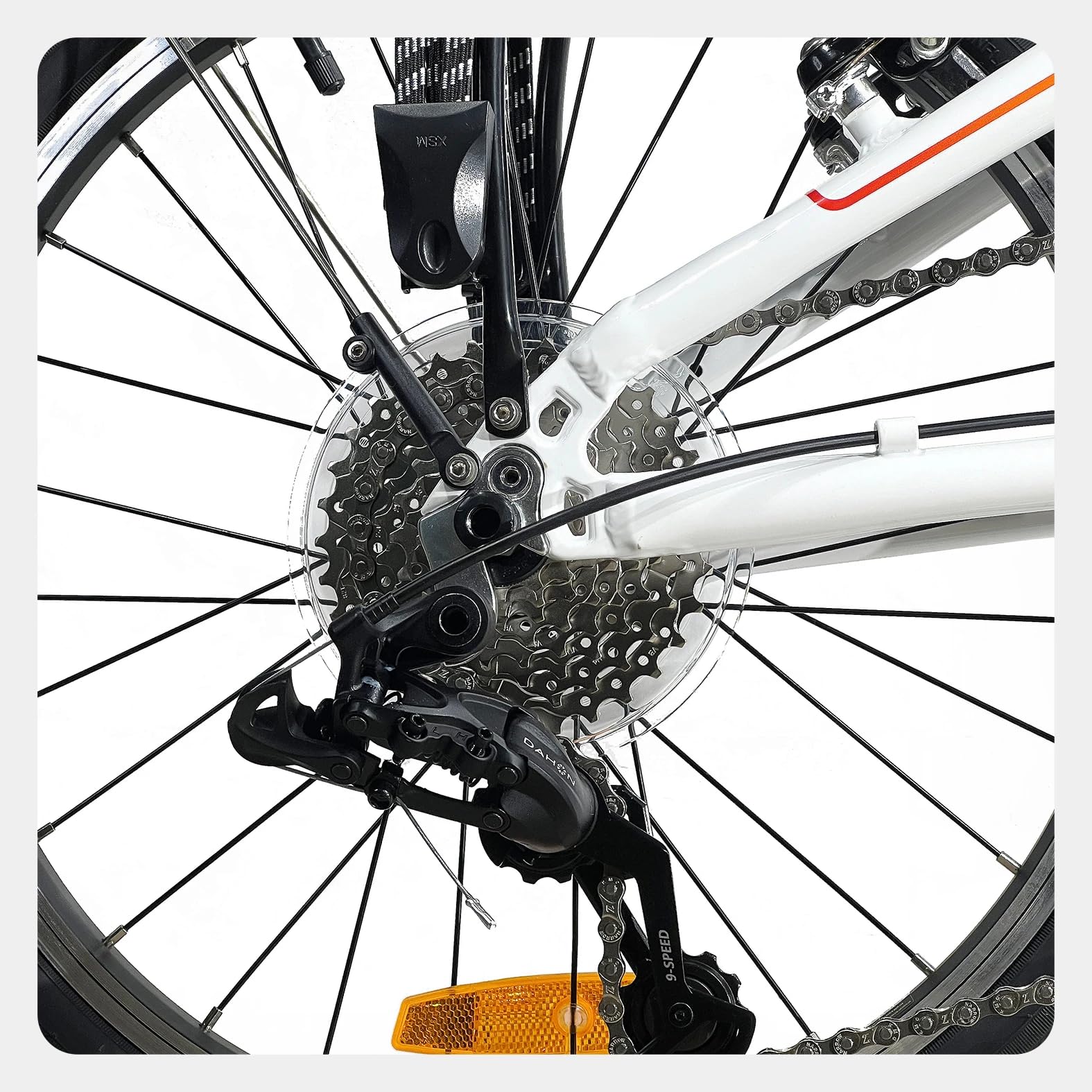 Dahon Mariner D8 Vélo Pliant 20" Cadre en Aluminium Léger 8 Vitesses Freins V pour Adultes de 145 cm à 195 cm