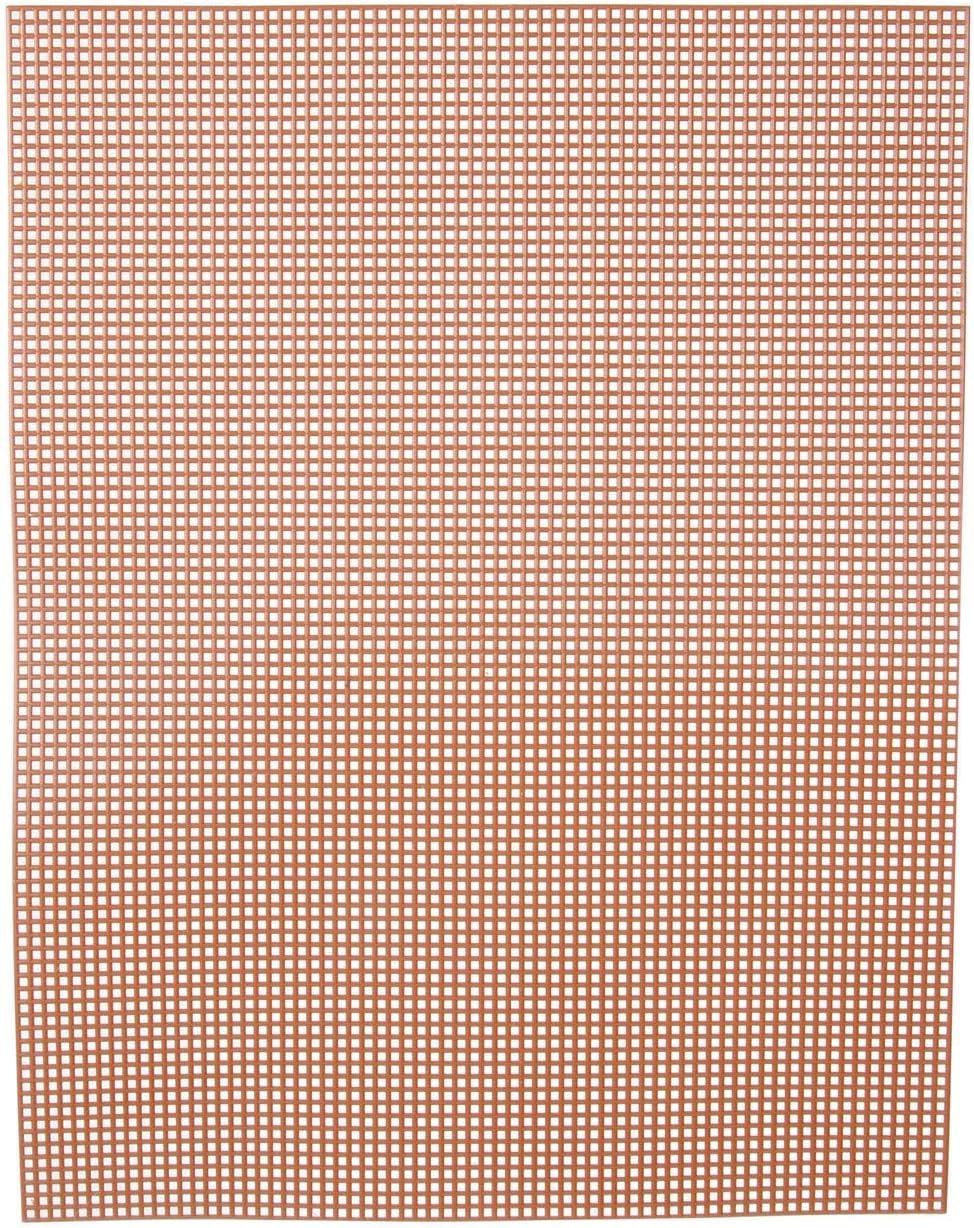 Darice #7 Mesh Plastic Canvas Brown 10.5 x 13.5 (12-Pack) 33900-8