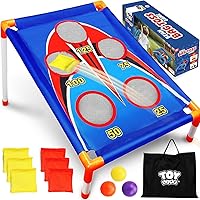 Vista 1 de TOY Life Bean Bags Toss Carnival Games, Cornhole, Outdoor Toys for Kids Ages 4-8, Backyard Game Sports & Outdoor Play, Outside Toys for Ages 5-7, 1