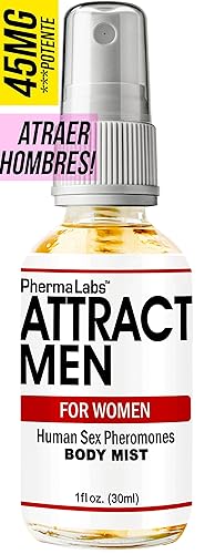 Feromonas Mist Corporal Para Mujer- Botella de 1oz - Atraer Hombres instantáneamente- Mayor Concentración De Feromonas Posible - Aroma fresco de