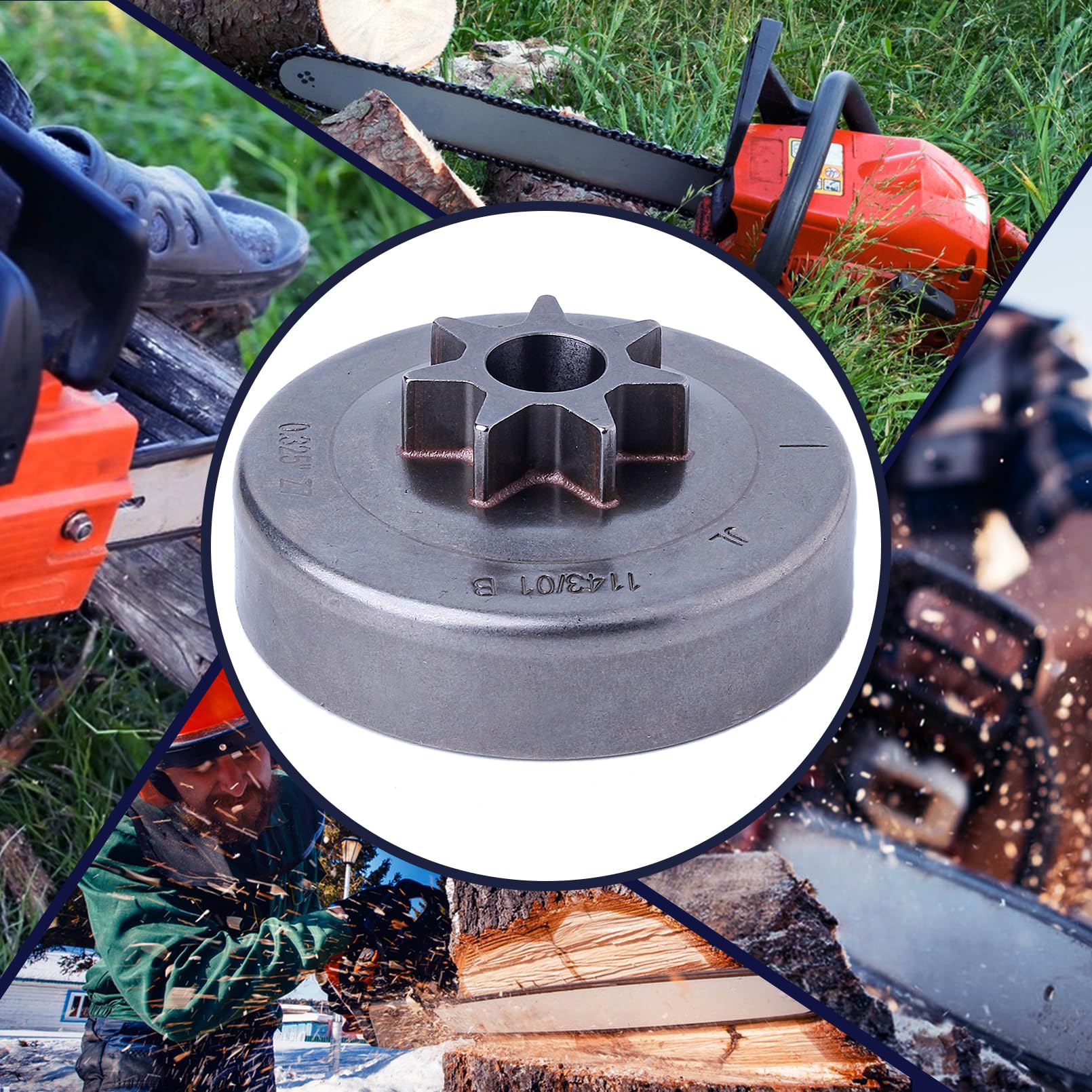 Kit Pignone Per Tamburo Frizione Da 325 Pollici Per Motoseghe - Foto 7