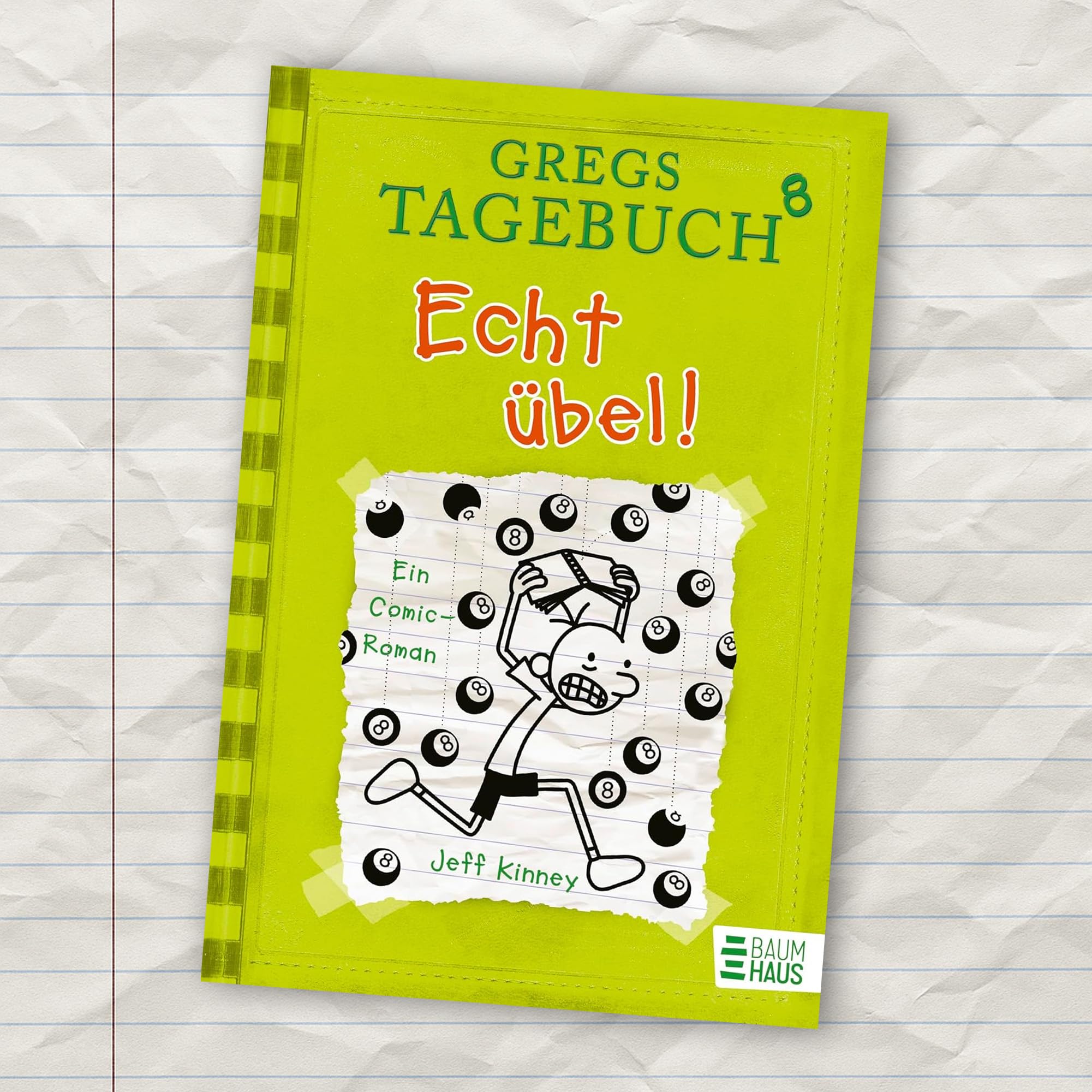 Jeff Kinney Bücherset - Gregs Tagebuch Band 6-10 - Keine Panik!, Dumm gelaufen!, Böse Falle!, Echt übel!, So ein Mist! - gezeichnete Comics, Kinderbuch Bestseller Set mit je einer exklusiven Postkarte