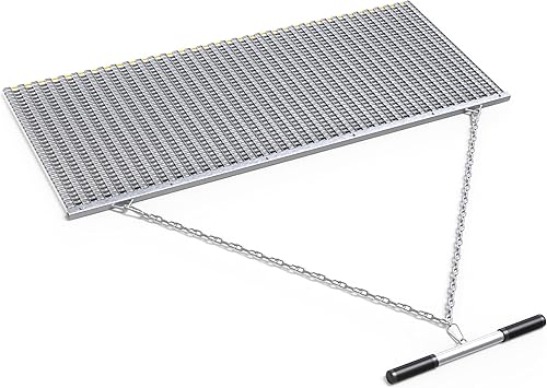 YITAMOTOR Alfombrilla de arrastre duradera de 6 x 3 pies ATV UTV resistente de zinc y malla de acero para nivelación de superficie de campo para