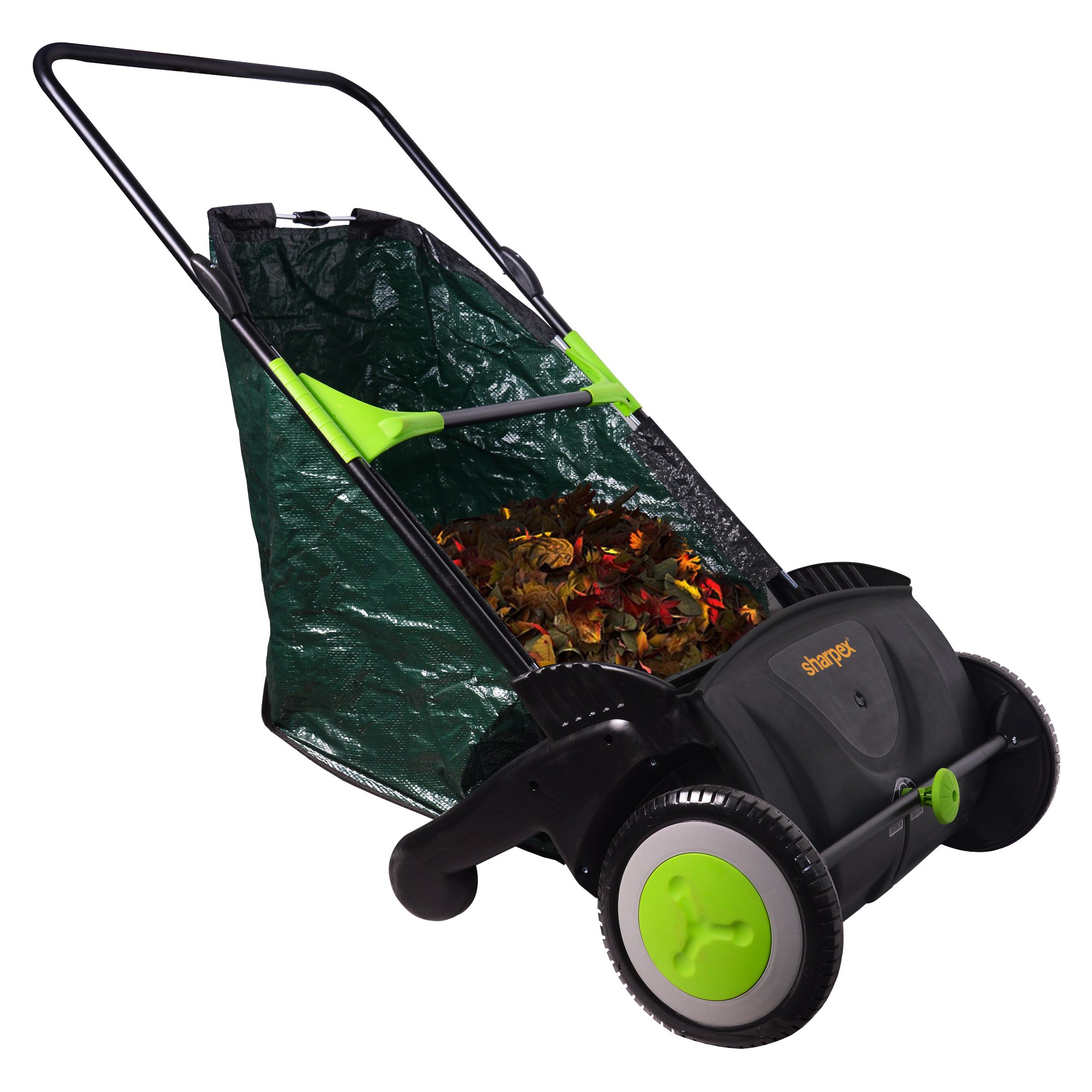 Sharpex Manual Grass & Leaves Sweeper, Garden Cleaner Tool