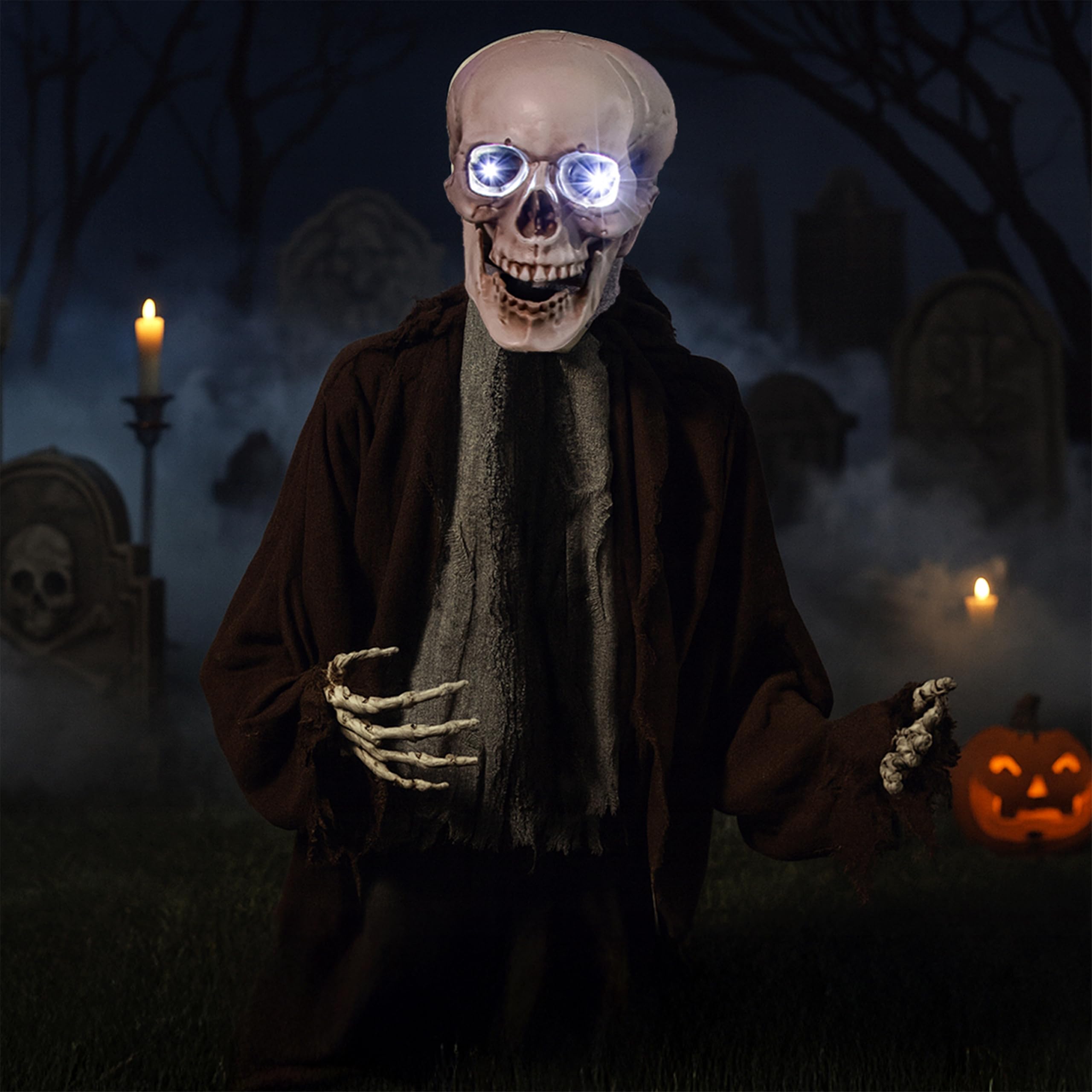 Zombie Stopper タンカラー スコープカバー付き　激レア　廃盤 Amazon.com: Evergreen Animated Groundbreaker Zombie for Halloween
