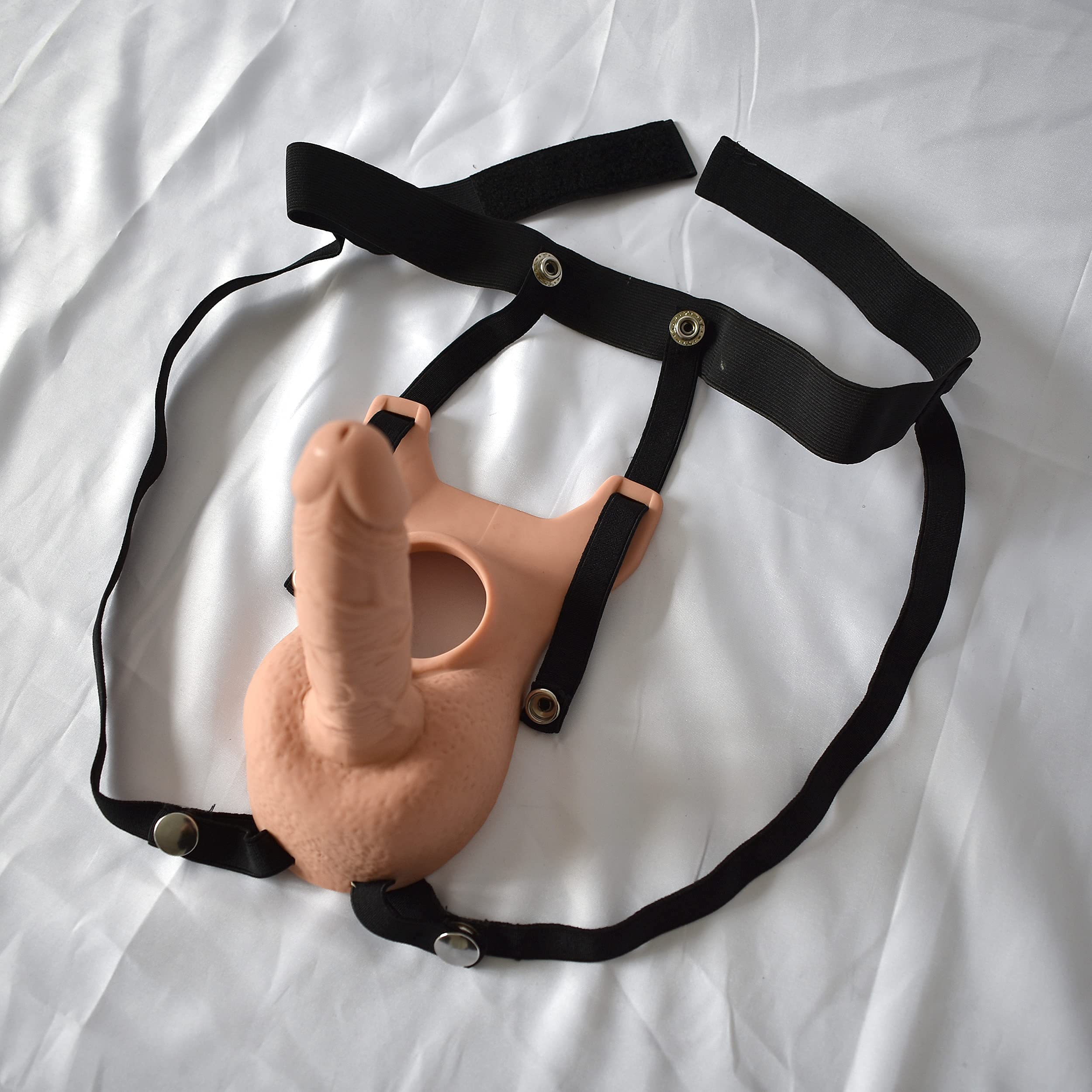Slip Strap-On con Dildo Anale, Cockring & Stretcher per Uomo | Strap-on cavo per pegging & doppia penetrazione – imbracatura BDSM, femdom & giochi anali