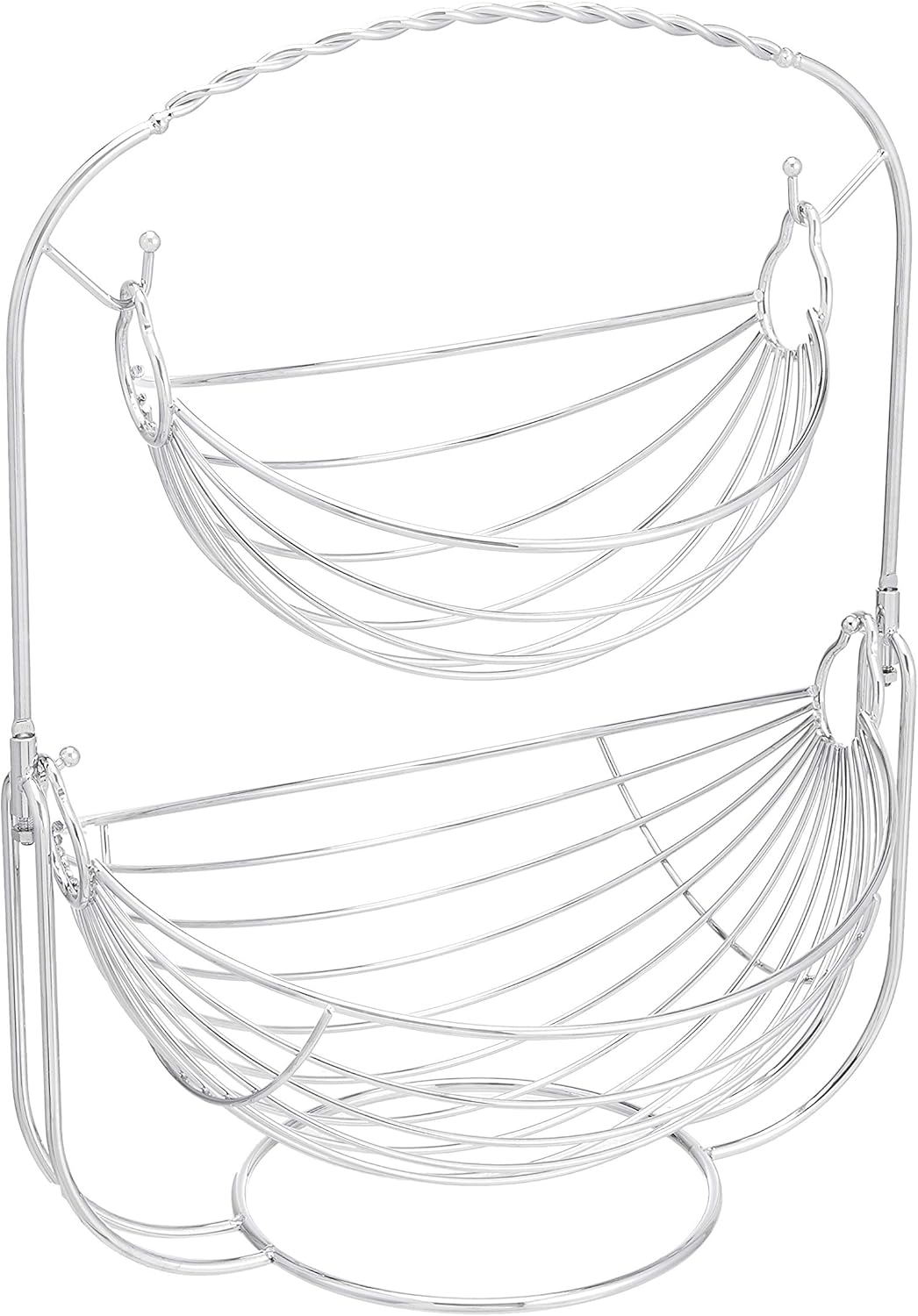 Amazon Basics Double Hammock Metal Wire Fruit Basket Amazon.co.uk
