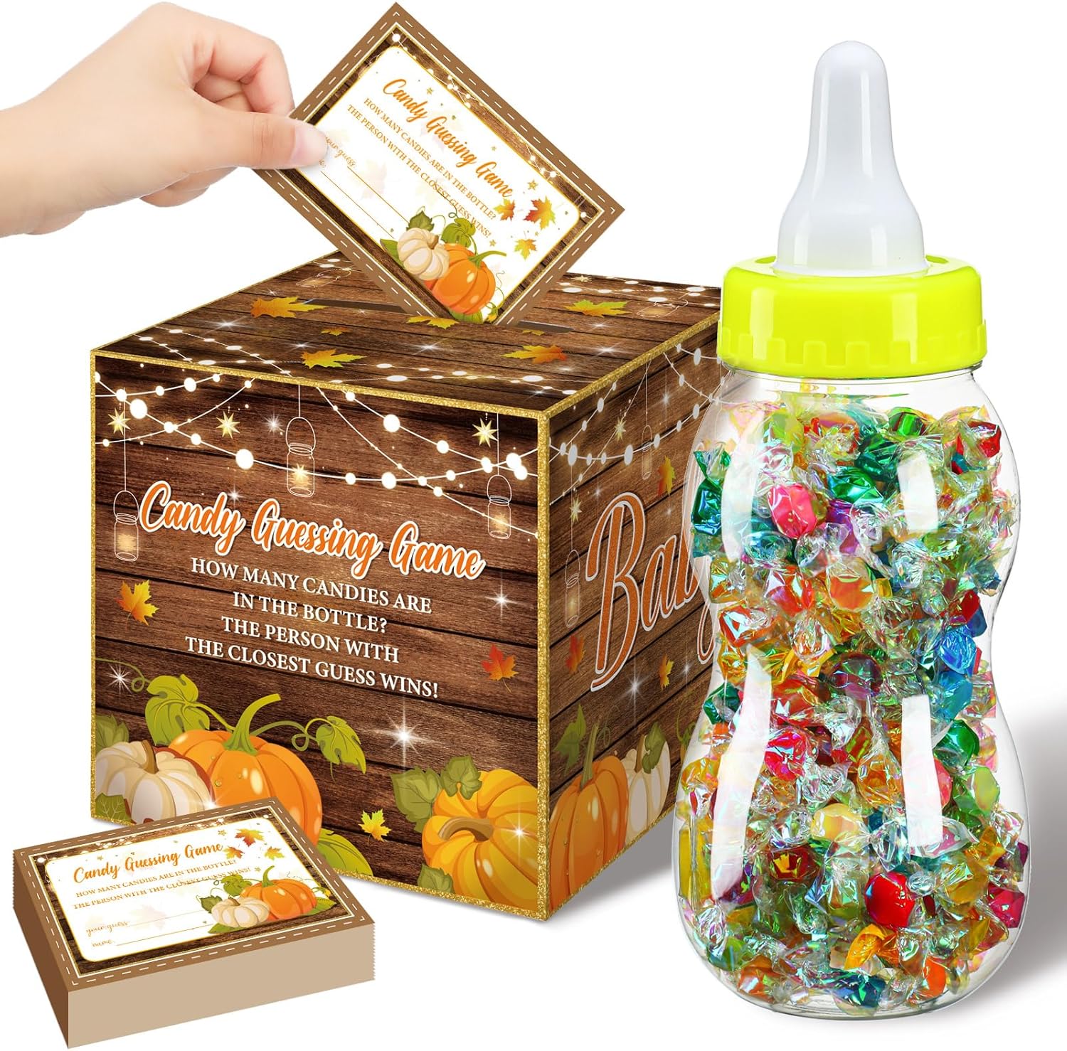 Glenmal 52 Pcs Baby Shower Games Gift Sets Large Baby