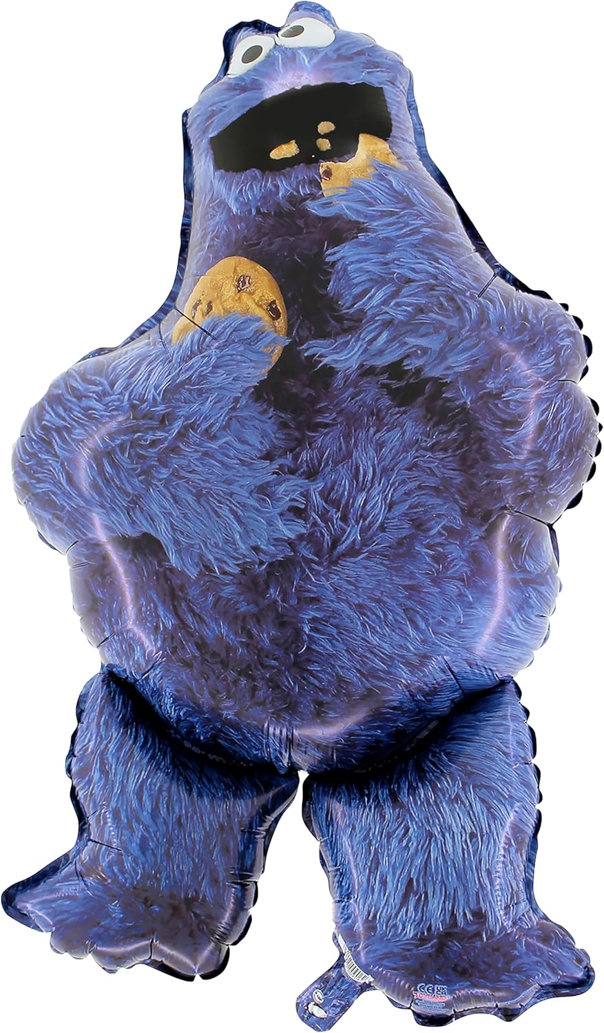 Toyland® Sesame Street Pack of 4 Jumbo Foil Balloons - Abby Cadabby, Big Bird, Cookie Monster & Elmo Characters - Kids Party Decorations