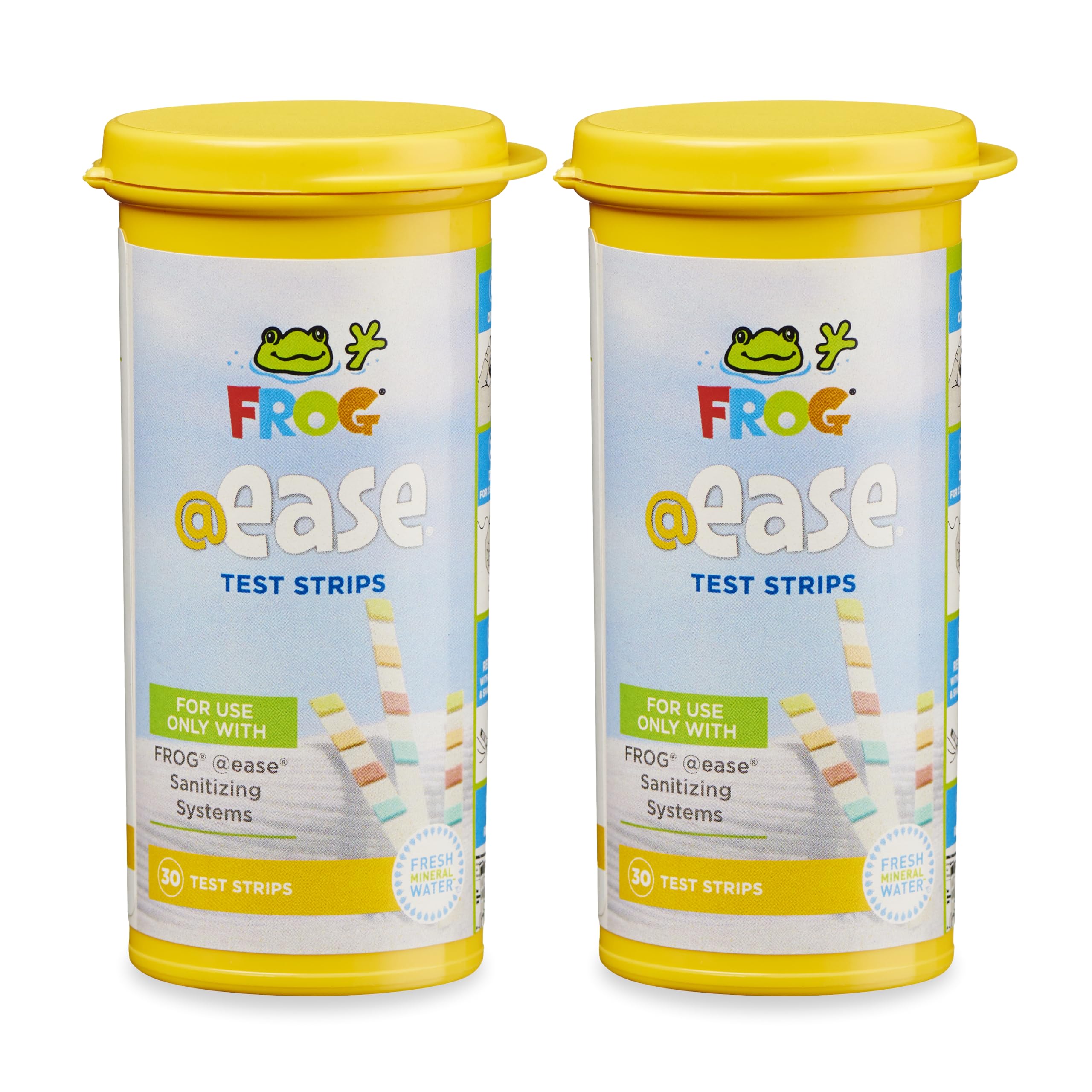 FROG @Ease Test Strips for Hot Tubs and Swim Spas - Test Strip with Out Indicator for FROG @Ease SmartChlor Cartridges, pH, Total Alkalinity and Total