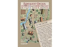 Sidequest Decks: Wilderness & Frontier - Premium Cards for More Tabletop Variety
