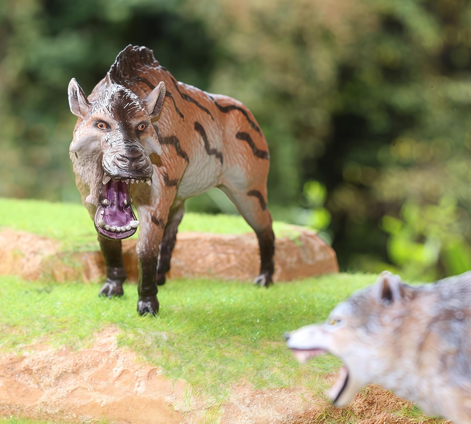 Gemini&Genius Daeodon Animals, Hyena Action Figure Toys for Kids (Wild Boar) image 4