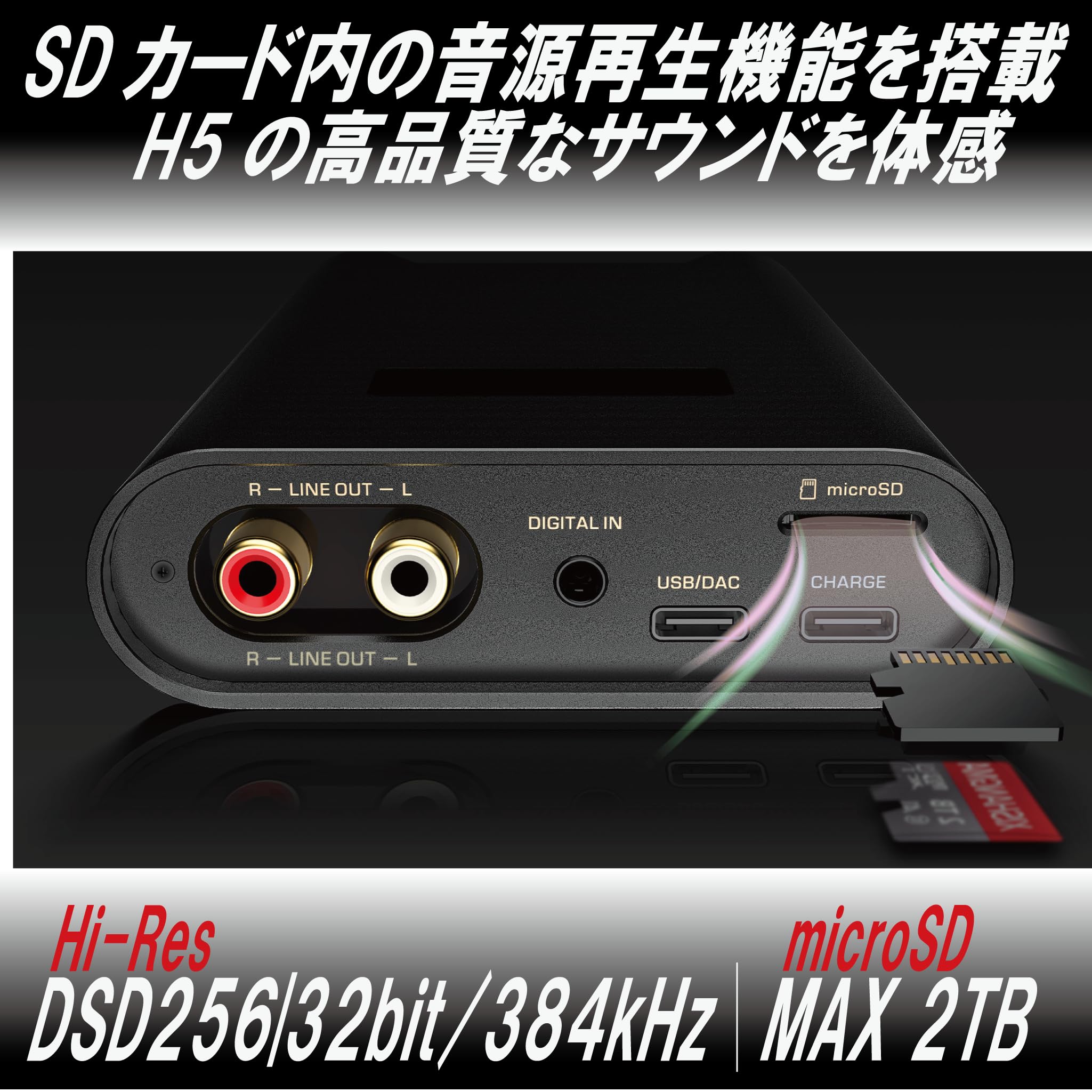 Amazon.co.jp: SHANLING H5 シャンリン ローカルファイル再生対応 
