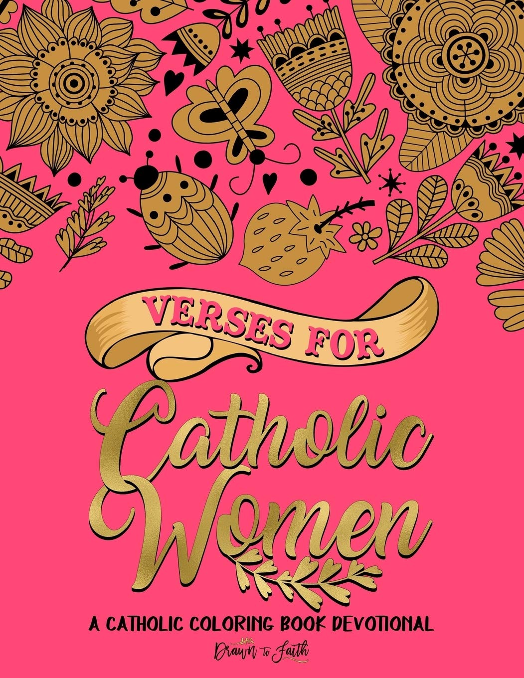 Verses for Catholic Women: A Catholic Coloring Book Devotional