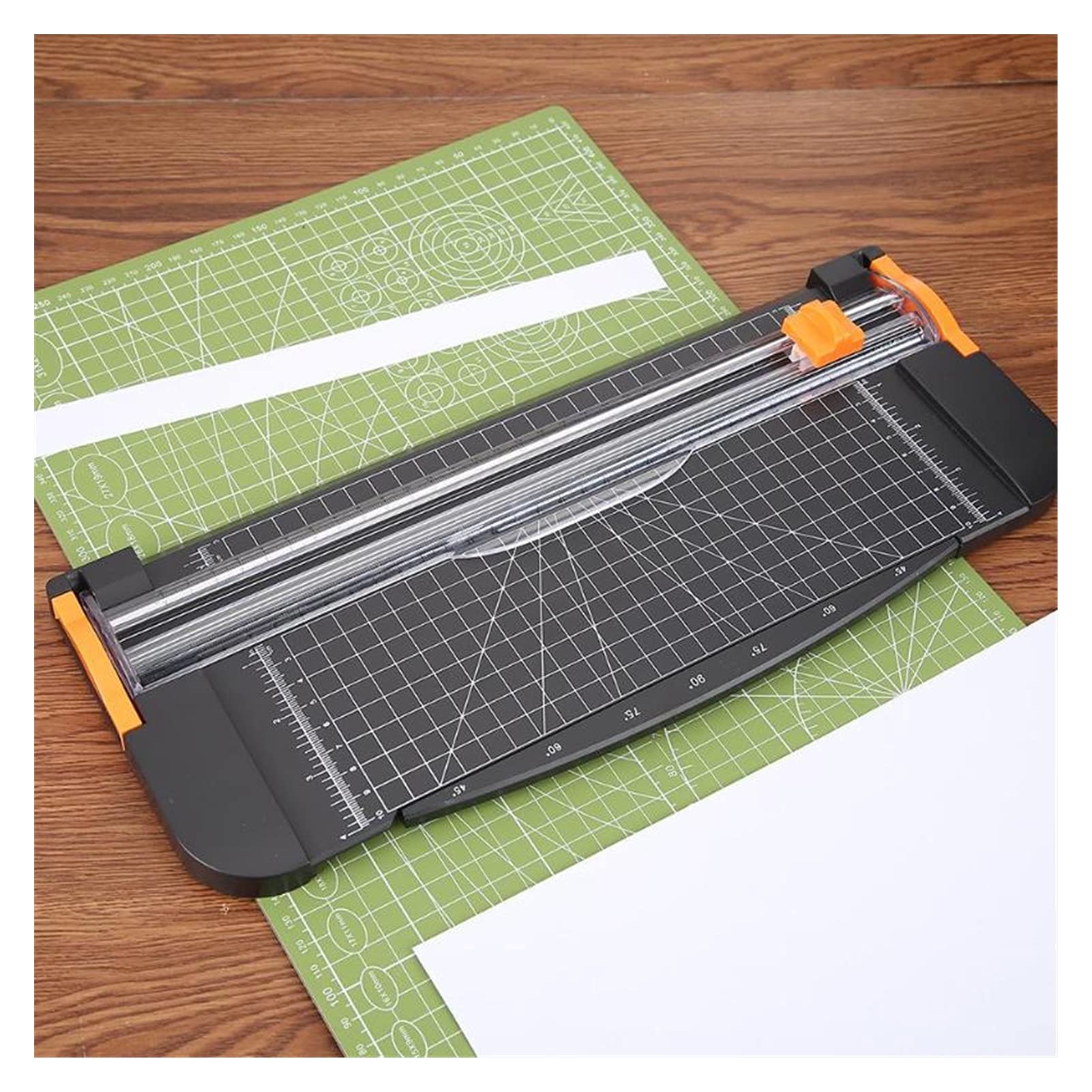 Taglierina portatile di precisione per ufficio scrapbooking e taglio fotografico con tappetino da taglio in plastica leggera per progetti artigianali e fai da te