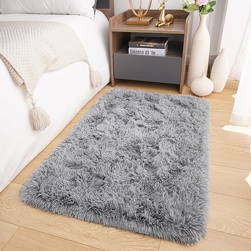 Miniatura 113 de Rostyle - Alfombras suaves y esponjosas para el dormitorio, sala de estar, alfombras peludas, alfombra de Navidad para niñas, niños, alfombras