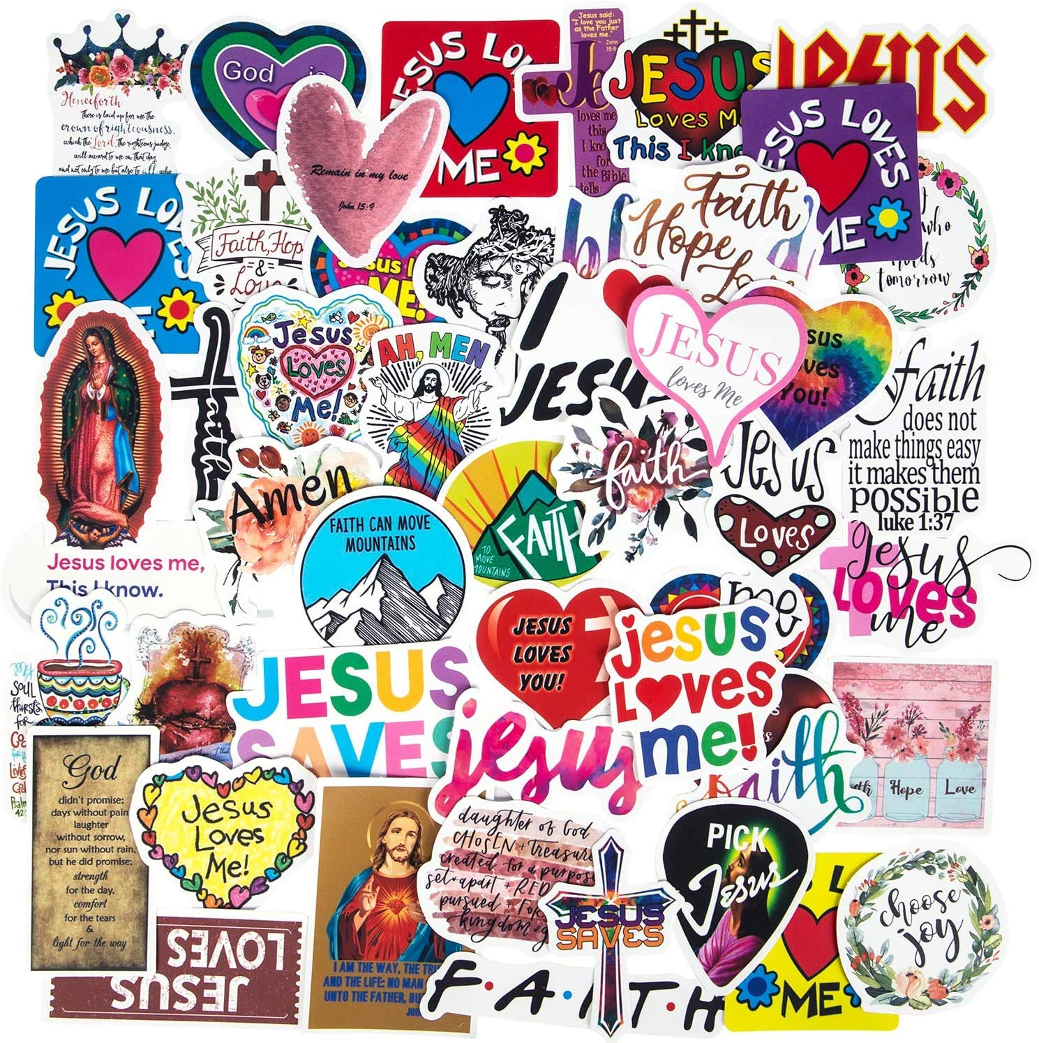 Jesus Love Pray Stickers (#4 Love Jesus)