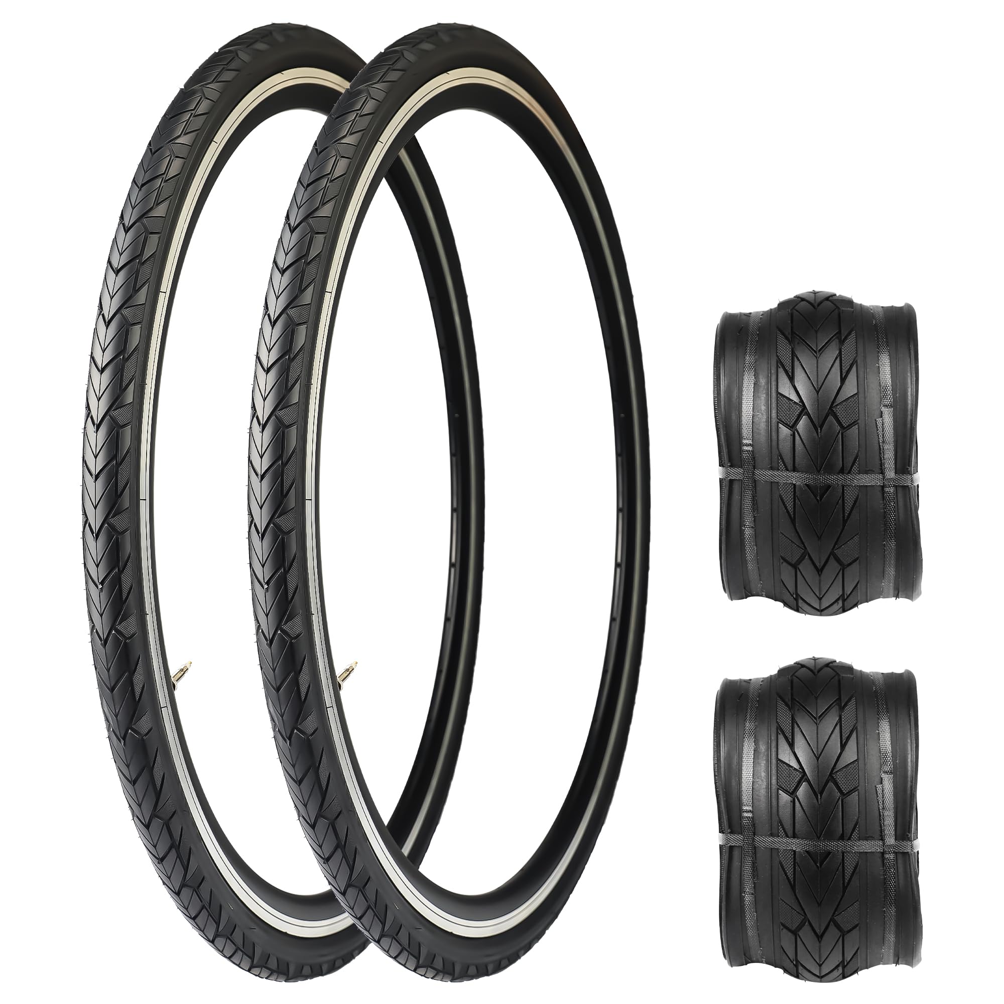 1/2 pacchi 700 x 35 c pneumatici per bici da corsa con protezione da 3 mm 37-622, pneumatici per bici da strada, bici ibrida