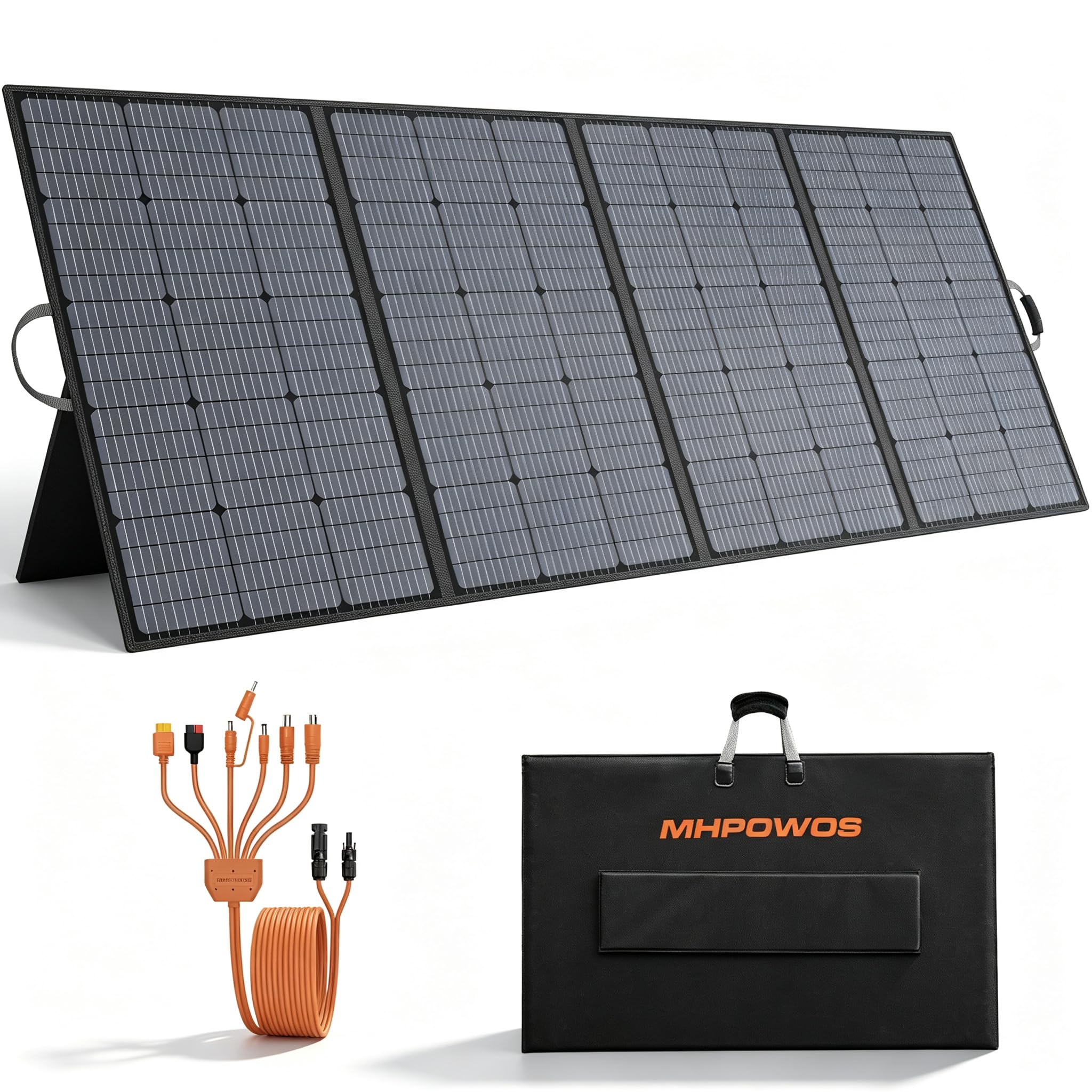 MHPOWOS 400W Foldable Portable Solar Panel