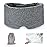 FRESHME Cotton Eye Mask for Sleeping in Gift Box - Soft and Adjustable Extensions Sleep Mask with Earplugs and Pouch for Women and Men, Blackout Cover for Night Travel Relaxation