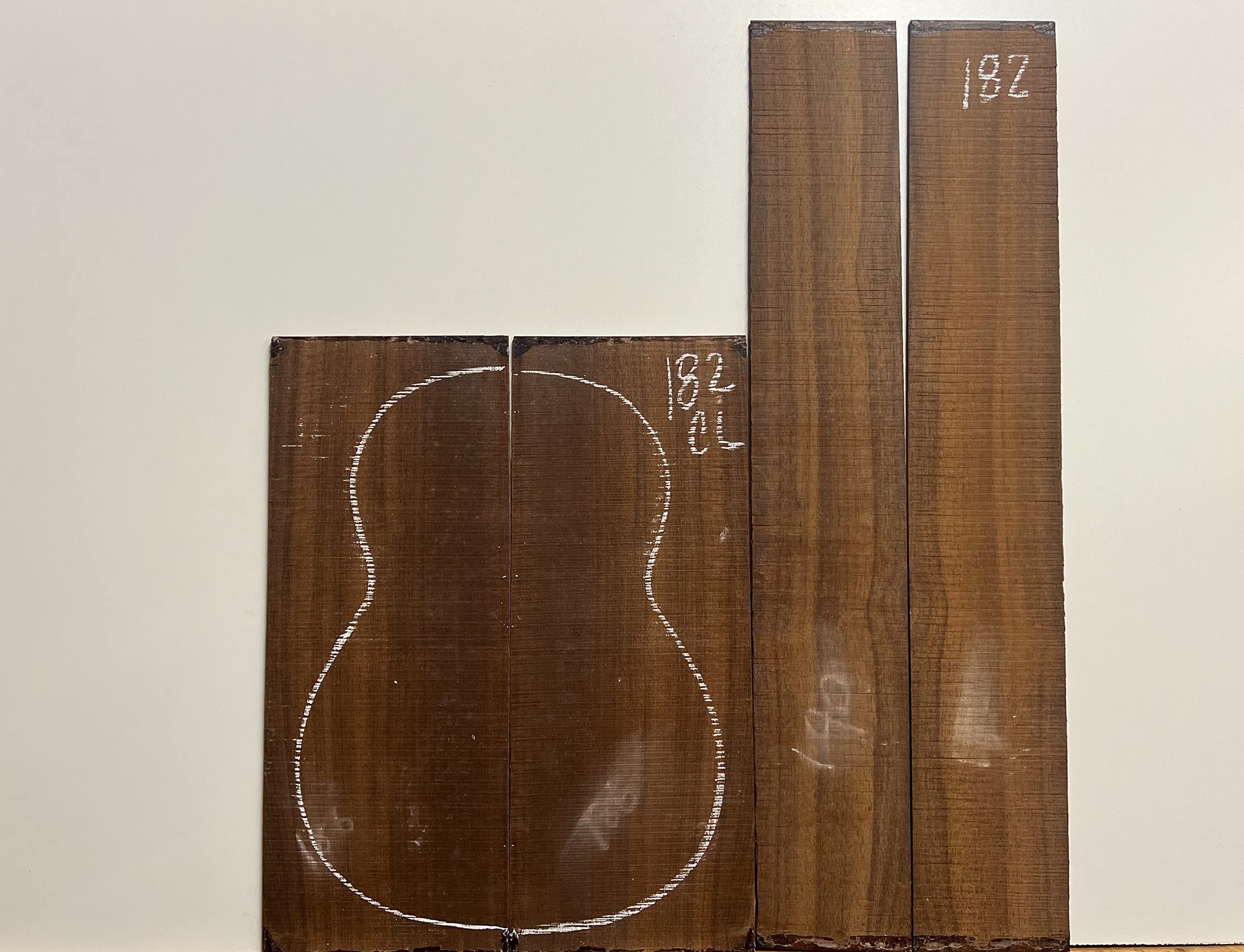 Exotic Wood Zone | Indian Laurel Classical Guitar Back and Side Sets Luthier Tonewoods # 182