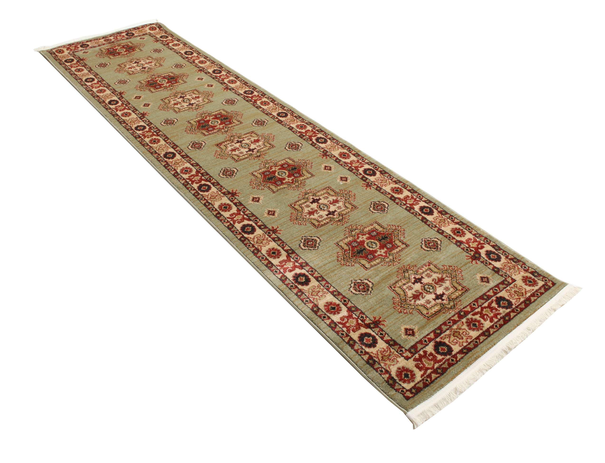 RugVista Marivan Kazak Tappeto, 80 x 300 cm | Orientali, Rettangolare, Pelo medio, Lavabile solo a secco, Oeko-Tex 100, Soggiorno, Sala da pranzo, Camera da letto