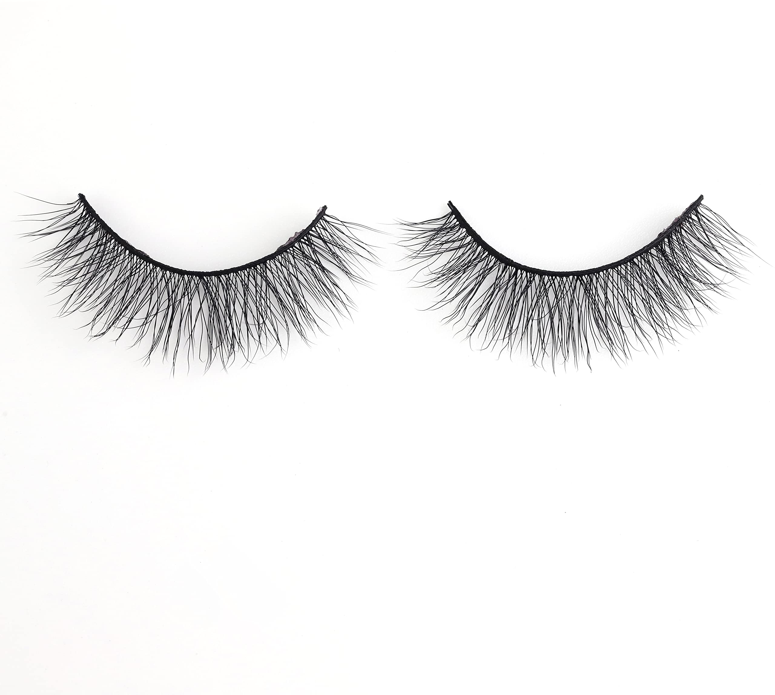 Roskosh Tokyo 3D Faux Mink Lashes, False Eyelashes, 3D Natural Layered Effect, Comfortable and Soft, Handmade Lashes, PBT Fibre Lashes, Reusable Natural Look False Eyelashes for Makeup