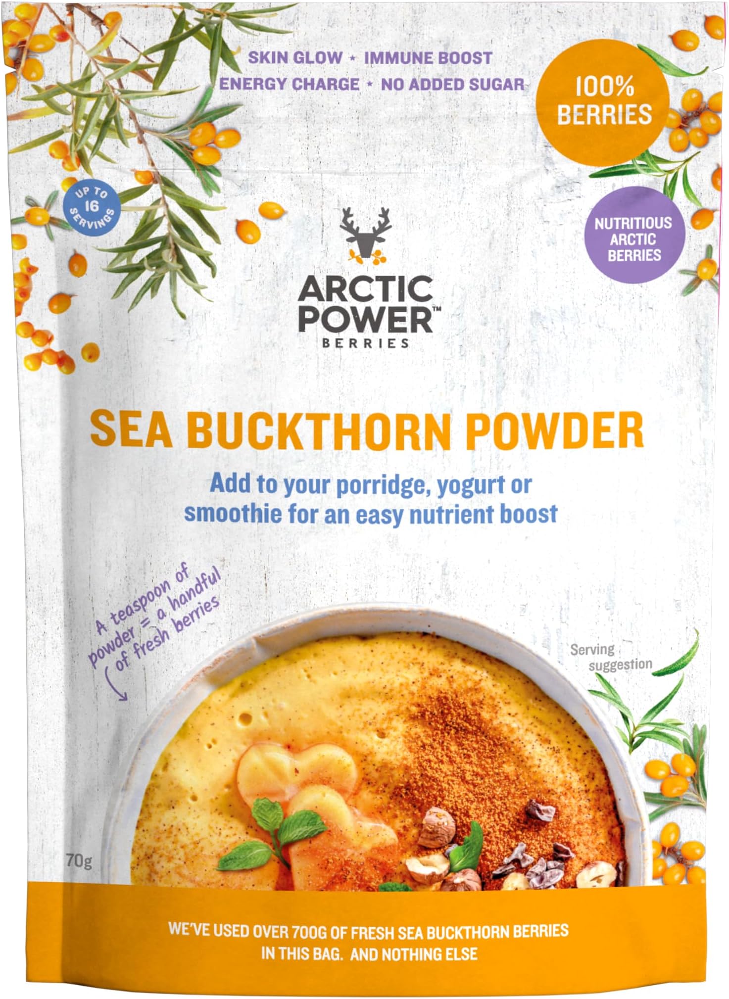 Berries Sea Buckthorn Powder 70g