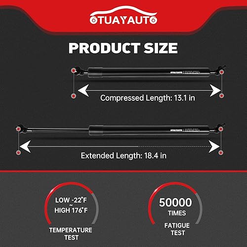 Miniatura 3 de OTUAYAUTO Repuesto para Jeep Grand Cherokee 1999-2004 - Soporte de elevación para puerta trasera de Jeep Grand Cherokee - 55137023AC 4699 - Elevador