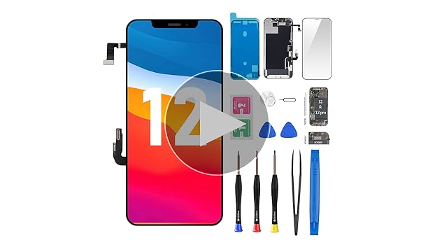 Amazon.com: CYKJGS for iPhone 12 Screen Replacement 6.1