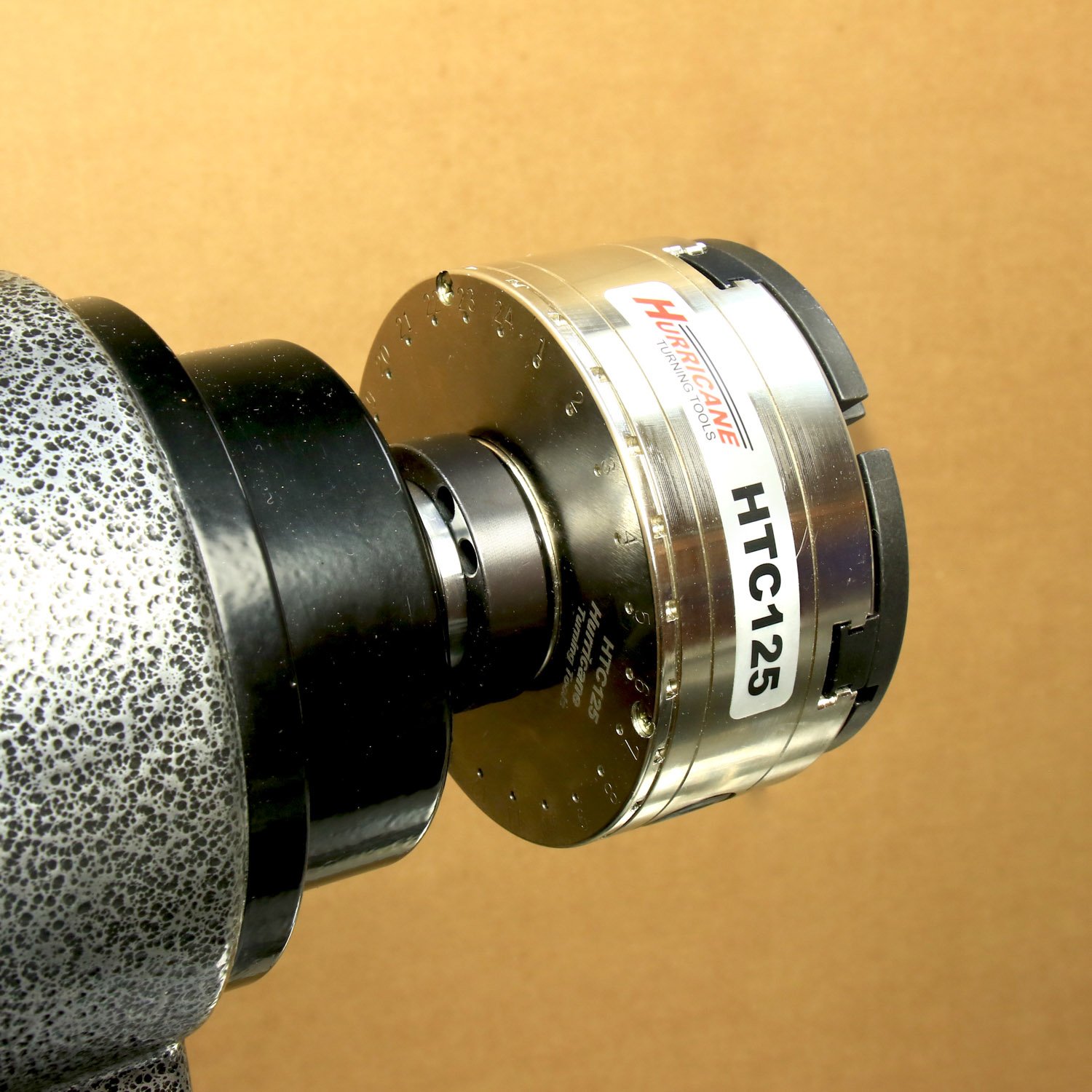 Hurricane Turning Tools HTC125 5Inch Woodturning 4 Jaw Chuck Kit with